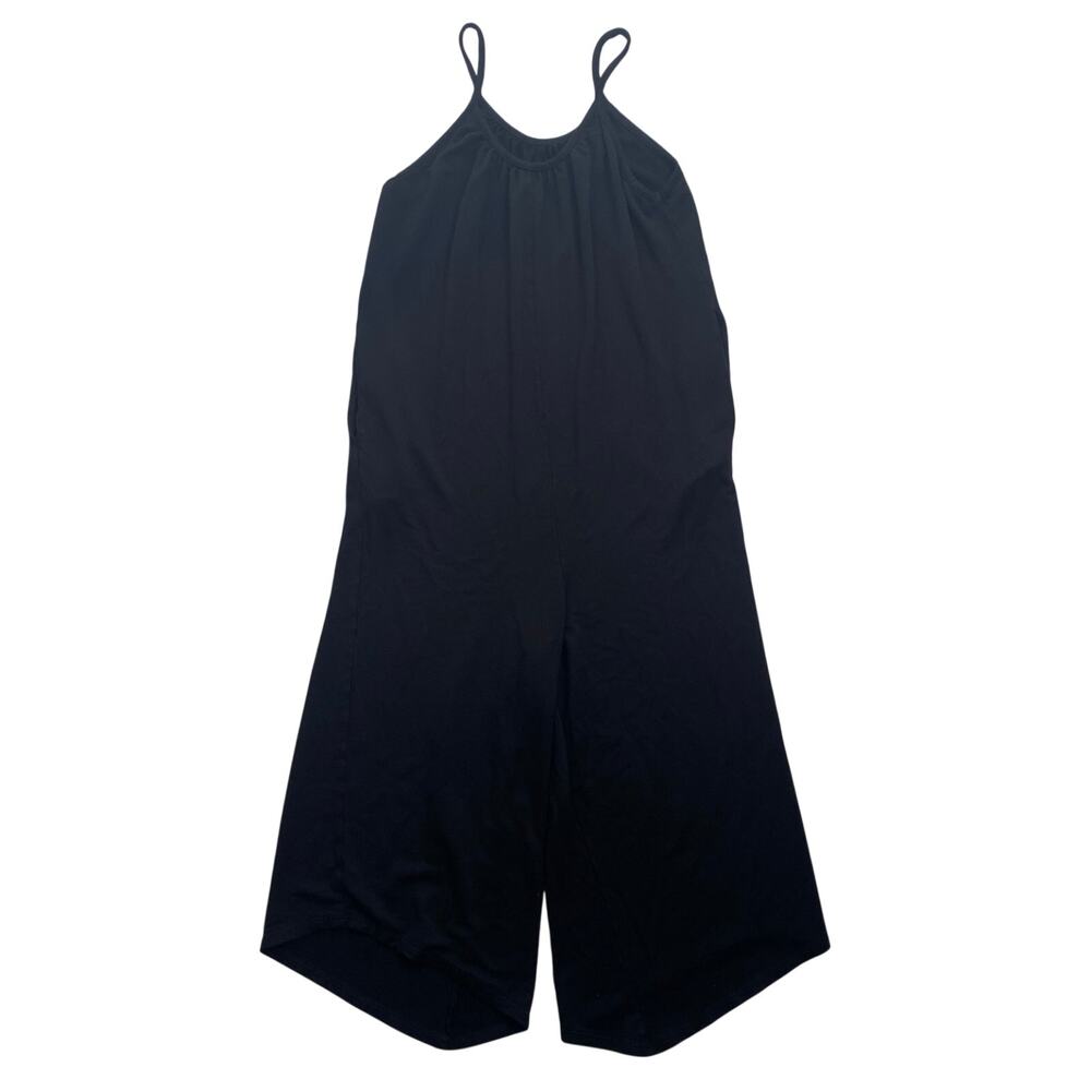 Antistar Black Stretchy Oversized Cropped Jumpsuit Size Small - Picture 3 of 11